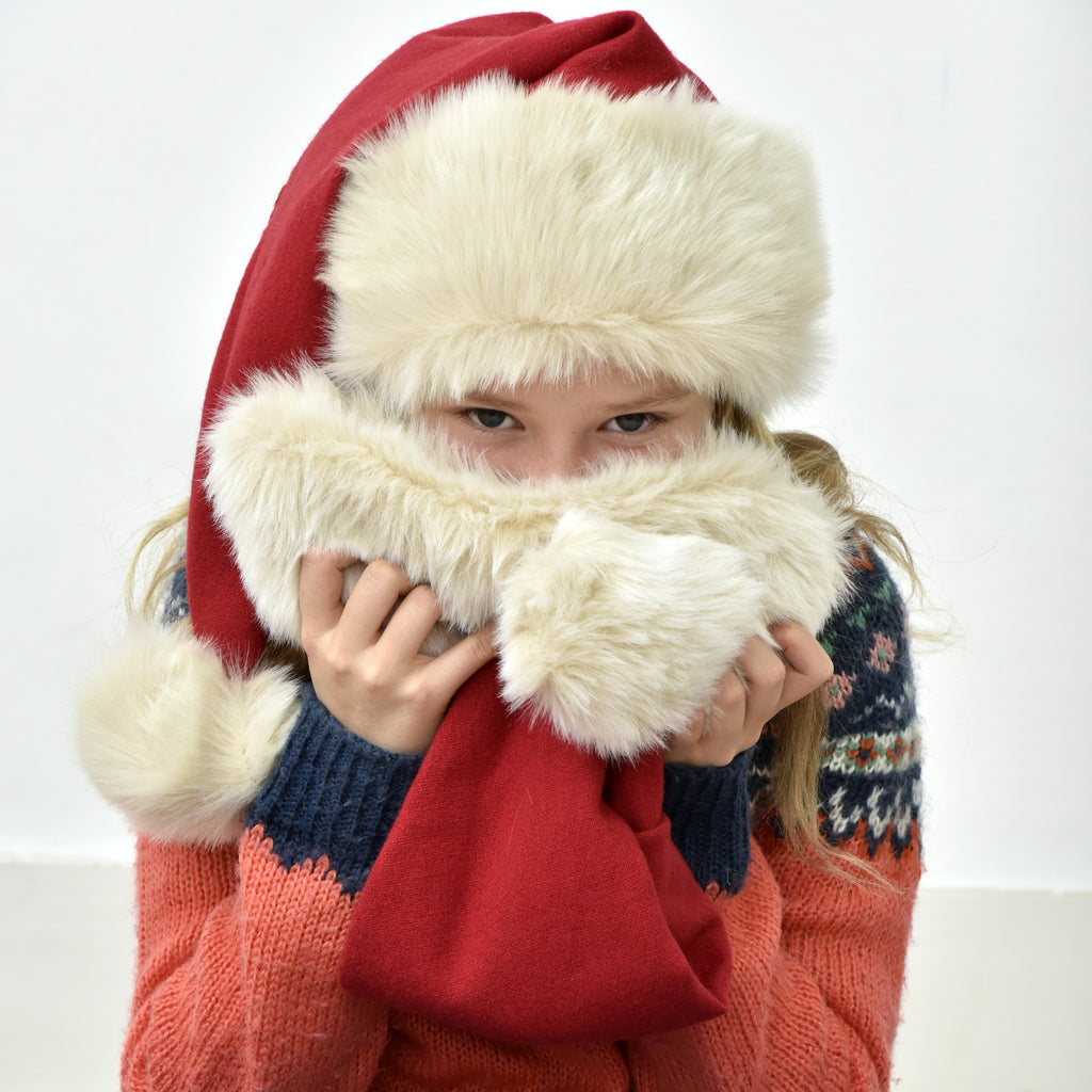 High quality Santa hat handmade for Christmas in London UK